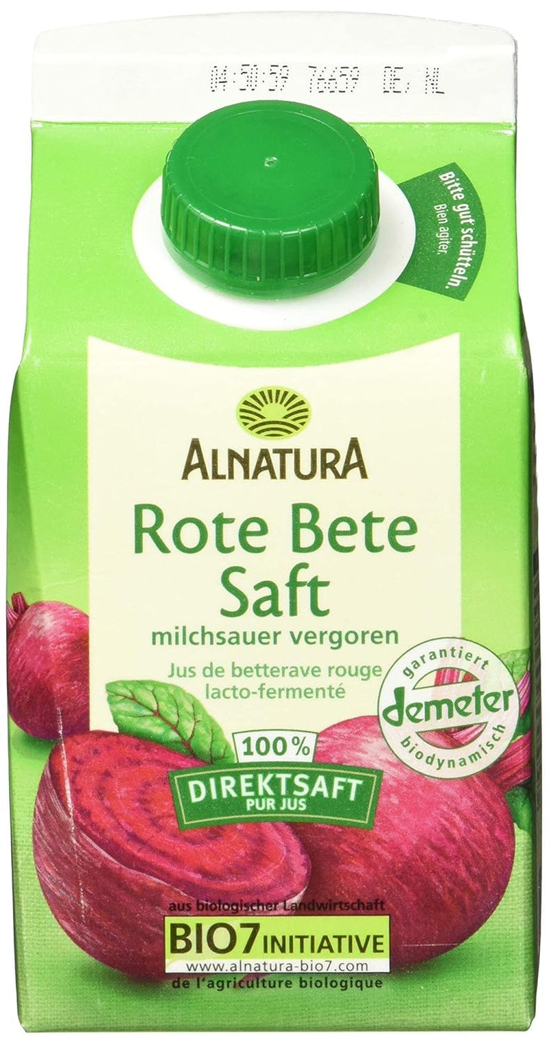 Ekologisk rödbetsjuice, fermenterad med mjölksyra (1 x 500 ml)