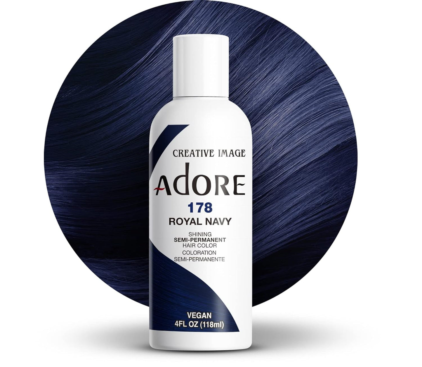 Färg Purple Rage 4Oz , 118,3 Ml (Förpackning med 1) Naty Shop Hårfärg 178 Royal Navy 118 Ml (1 förpackning)