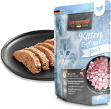 LEONARDO Fresh-påsar [16 x 85g våt kattmat, spannmålsfri] | Komplett våtfoder i individuella påsar
