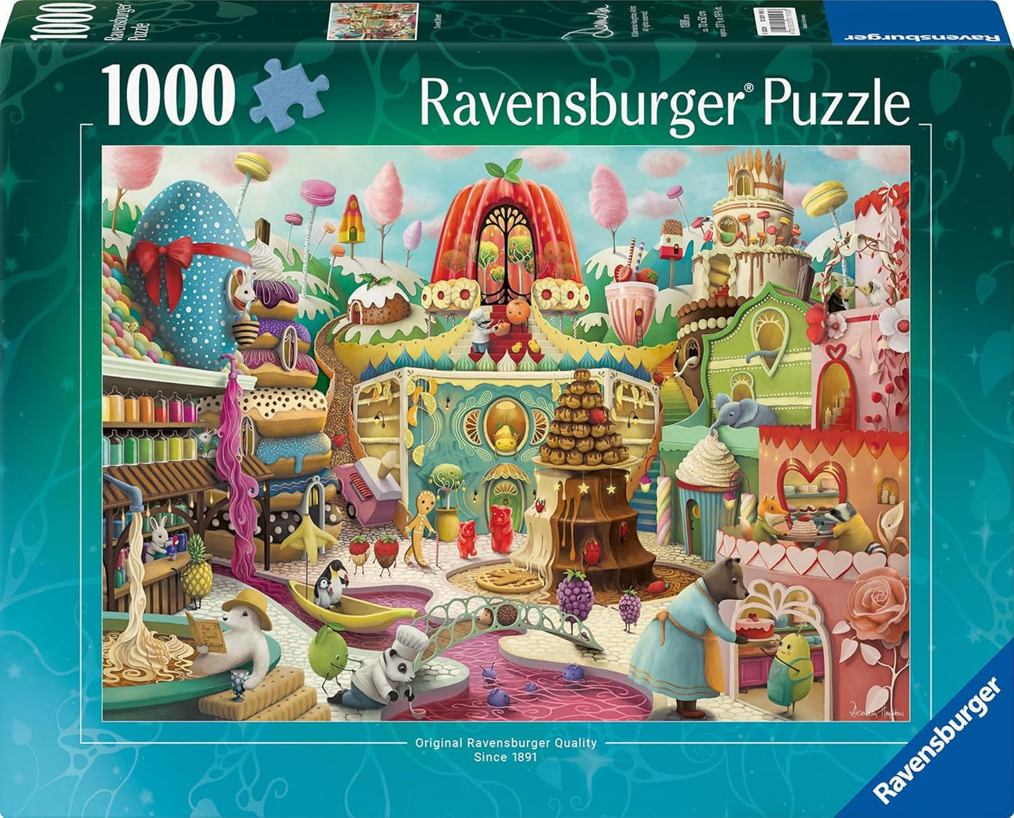 Ravensburger Puzzle 12001195 - Sweet Street - 1000 bitar pussel för vuxna och barn över 14 Puzzle Naty Shop