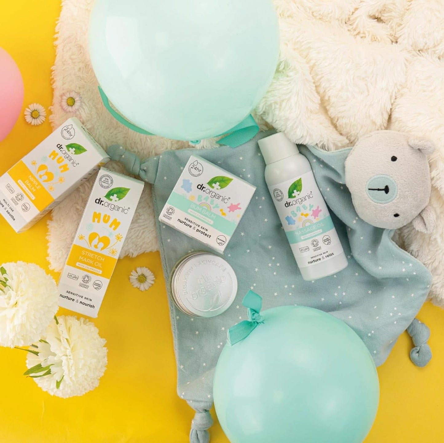 Dr Organic Nipple Balm med Calendula, Lanolin, Natural Relief, För sår och spruckna bröstvårtor, 30 ml Tillbehör Mat och Amning Bebe Naty Shop