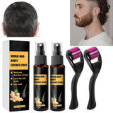 Advanced Hair Growth Treatment Kit 30ml 2ST Hair Growth Spray Hair Growth Roller and Essence Set Hair Growth Serum Anti Håravfall Advanced Hair Growth Serum Hårvård Naty Shop Standardtitel