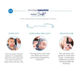 PHYSIOFORMA MINI Mjuk SUSPENSION PURGE, LJUST, 2-6M, 100% SILIKON, 2 ST.