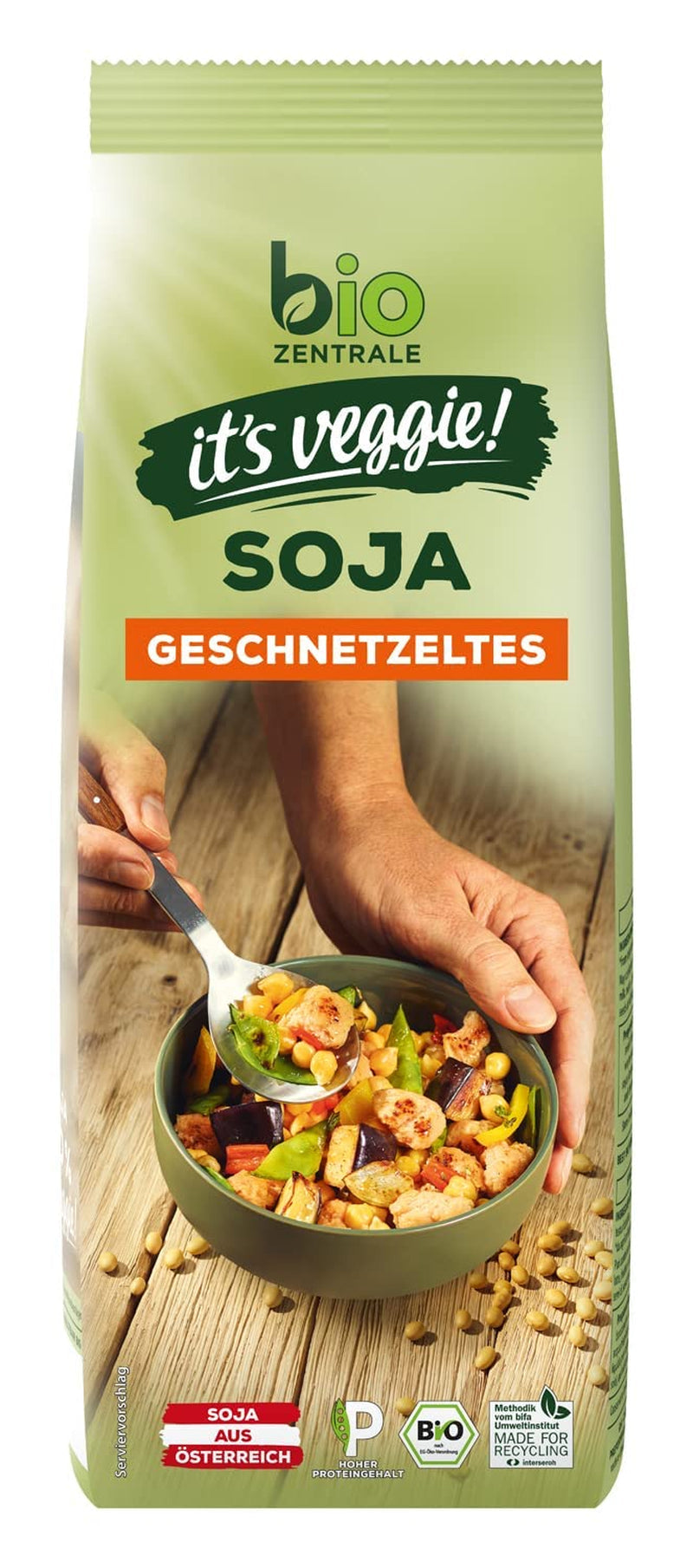 Biozentrale Bulgur i bricka med grönsaker och ingefära | 200 g perfekt för en snabb hämtmat | källa till veganskt protein | lätt att förbereda