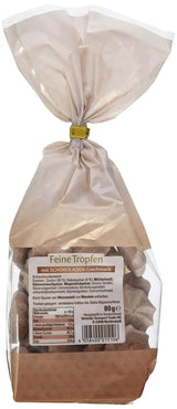 Fina droppar med chokladsmak Förpackning om 18 (18 x 80 g)