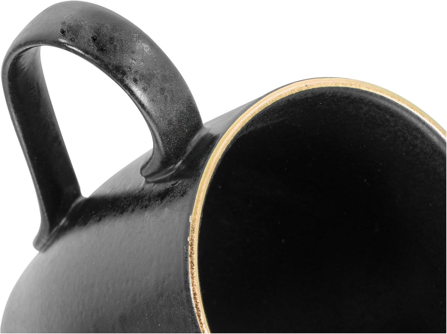 CreaTable, 22699, Industrial Gold BLACK Series, 16-delat servisset för 4, Porslin Combo Service, Diskmaskin och Mikrovågssäker, Kvalitetstillverkning