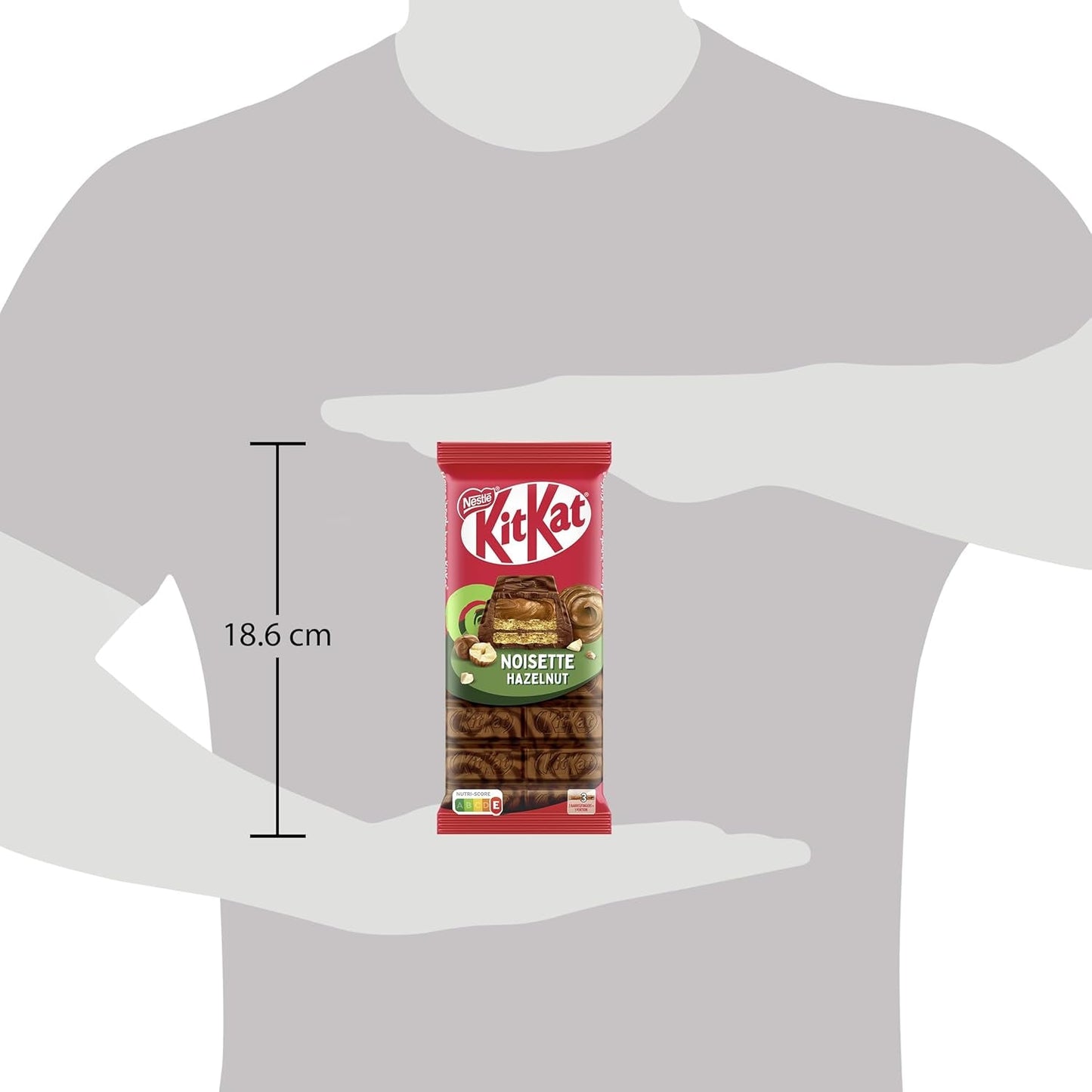 Nestlé Hasselnut Bar Crispy Wafer med krämig hasselnötsfyllning och marmorerat chokladöverdrag 2-pack (1 x 99g)