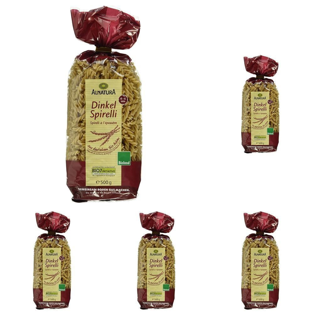 Ekologiska dinkelspiraler, 500g (förpackningen kan variera)