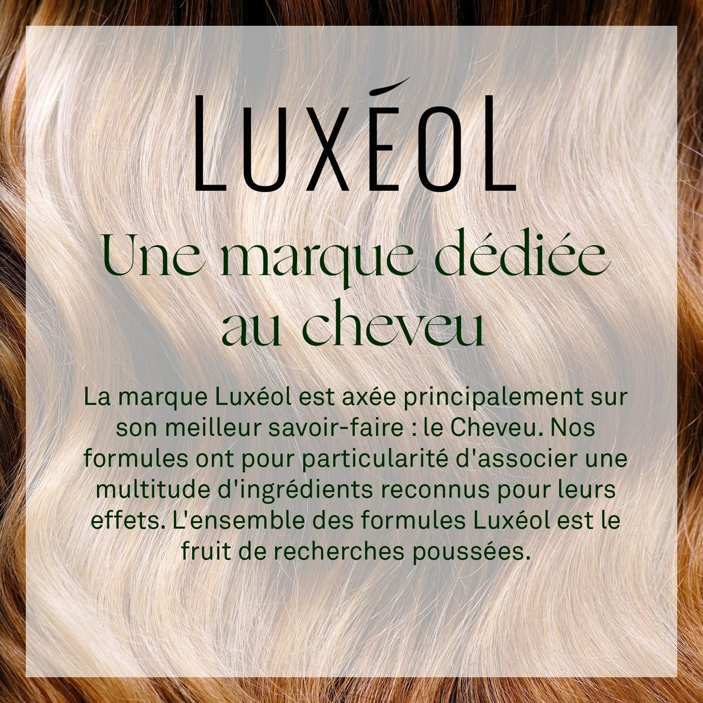 Luxeol Progressive Hair Loss 2-In-1, program för 1 månad - 14 flaskor med 6 ml Luxeol hårvård