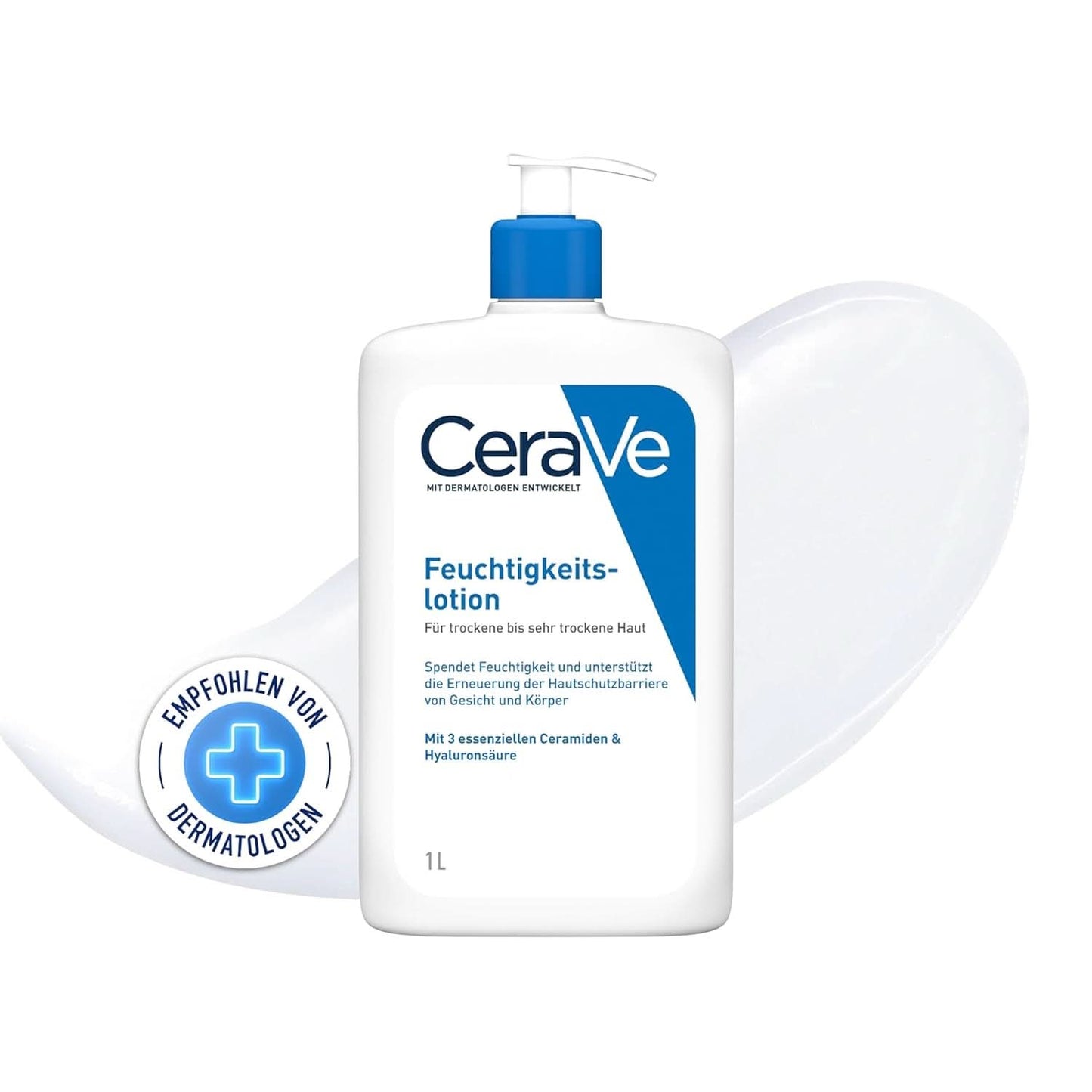 Cerave Moisturizing lotion för kropp och ansikte, 1 liter Cosmetics and Beauty Naty Shop 1 liter