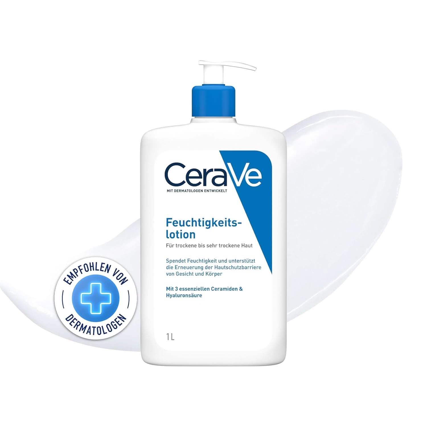 Cerave Moisturizing lotion för kropp och ansikte, 1 liter Cosmetics and Beauty Naty Shop 1 liter