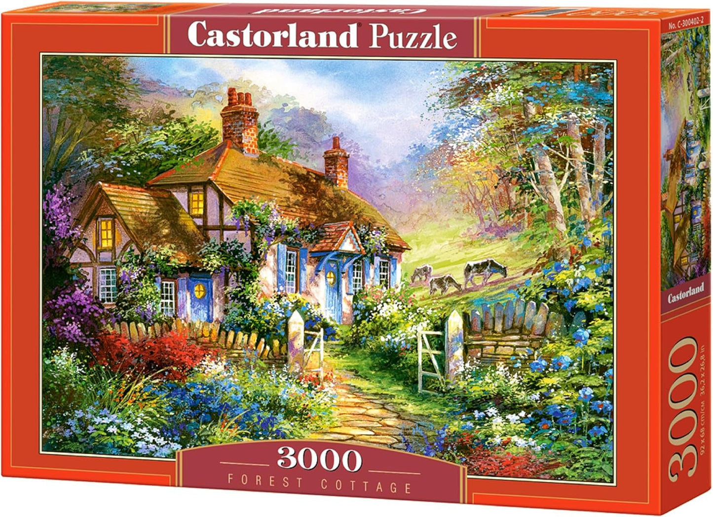 Castorland C-300402-2 - Forest Cottage, pussel 3000 bitar Pussel Naty Shop Standardtitel