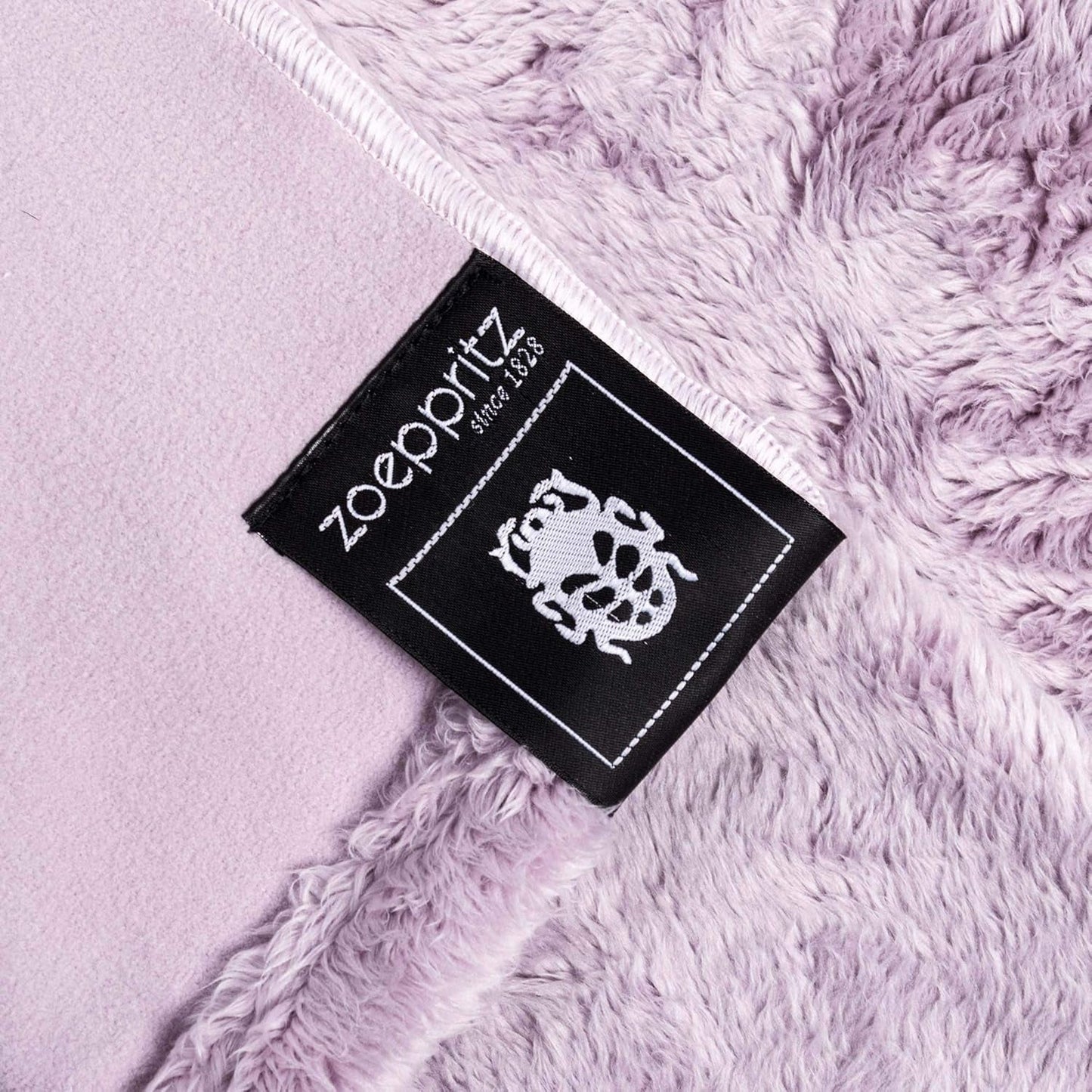 Reborn Bliss Blanket - Mysig fuskpälsfilt - Fluffig och lyxig fuskpälsfilt med slät rygg - 140X190 Cm - 310 Rose - By "Zoepritz since 1828" Sängar och täcken 'zoepritz sedan 1828'