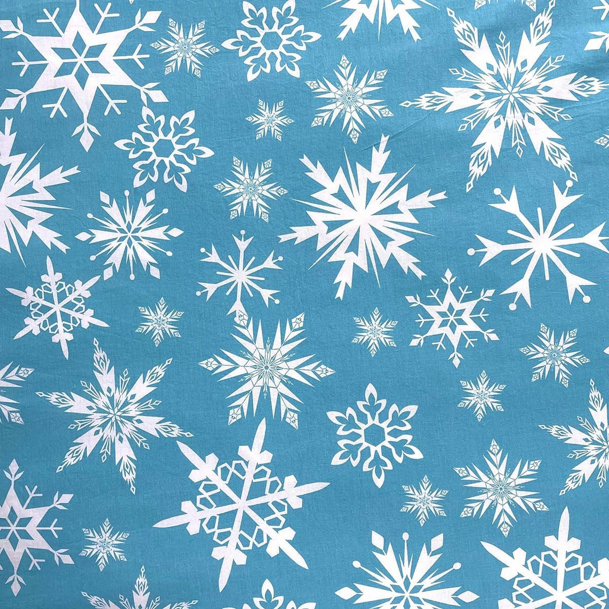 Disney Frozen Snowflakes, barnsängkläder, 100 % bomull Sängkläder - barn Naty Shop