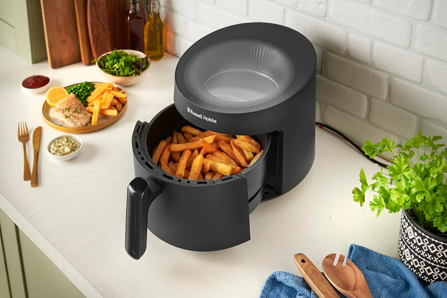 Russell Hobbs Airfryer, 5 liter, 10 program, visningsfönster Naty Shop Appliances