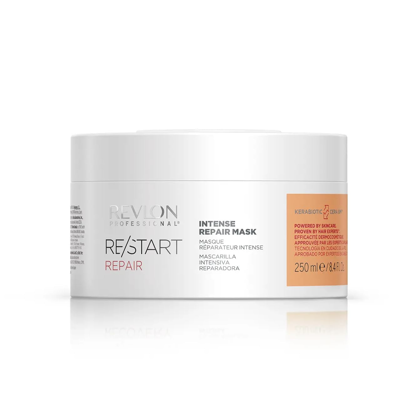 RE/START Repair Intense Repair Mask 250ml Intensivmask för skadat hår Mask Stärker skadat hår från insidan Regenererande hårbehandling Naty Shop hårmask 1 st (förpackning med 1) Luktfri
