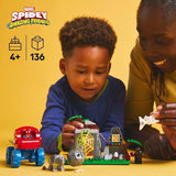 LEGO Marvel Spideys team på ett räddningsuppdrag i Dino Truck Building Leksaksbil för superhjältar Äventyrsset för barn 4+ Spidey och hans supervänner 11199 Byggset Besuche den LEGO-Store