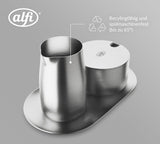 alfi MJÖLK- OCH SOCKERSET, matt finish, högkvalitativt rostfritt stål mjölk- och sockerset, elegant design, tål diskmaskin, hållbart
