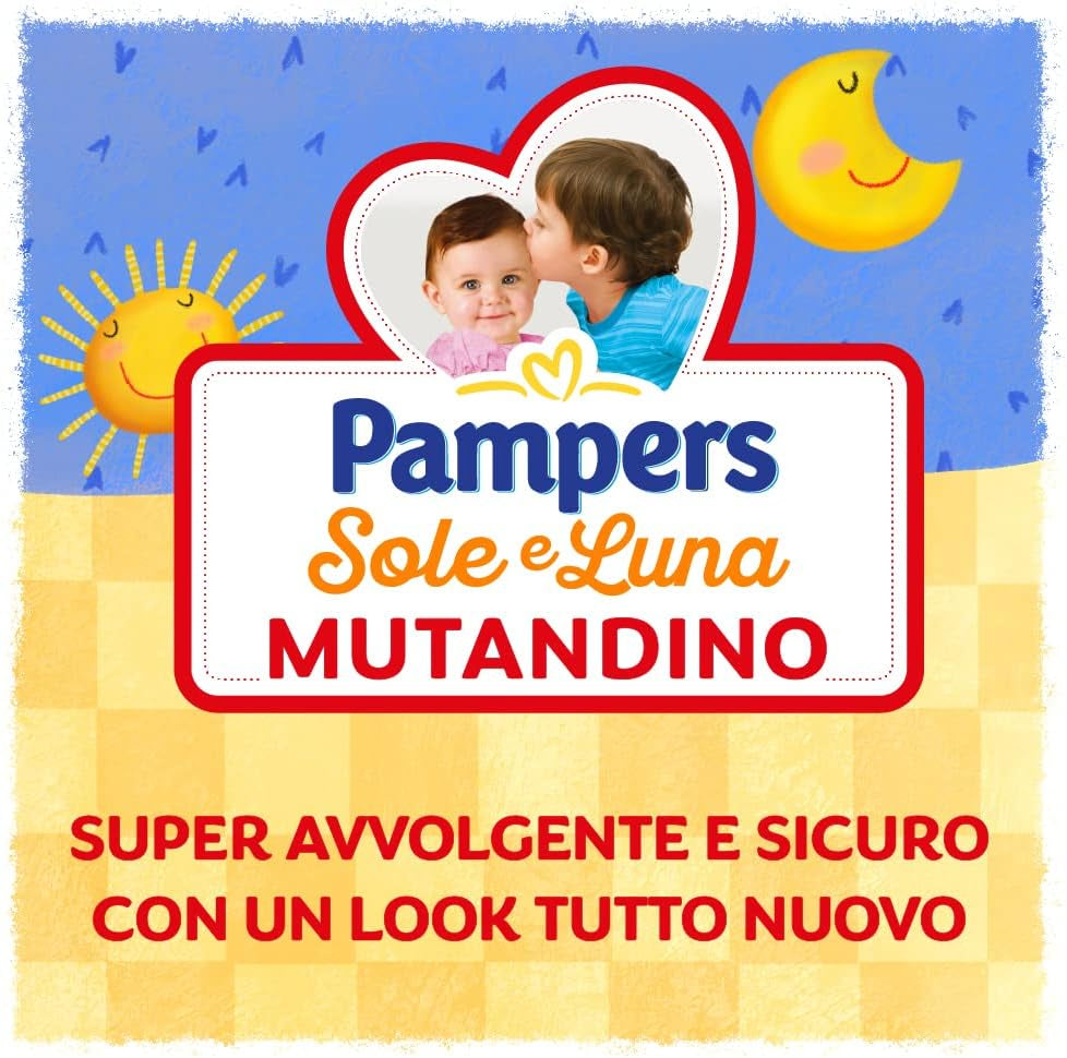 Pampers Sole e Luna Maxi blöja, storlek 4 (8-15 kg), 60 blöjor