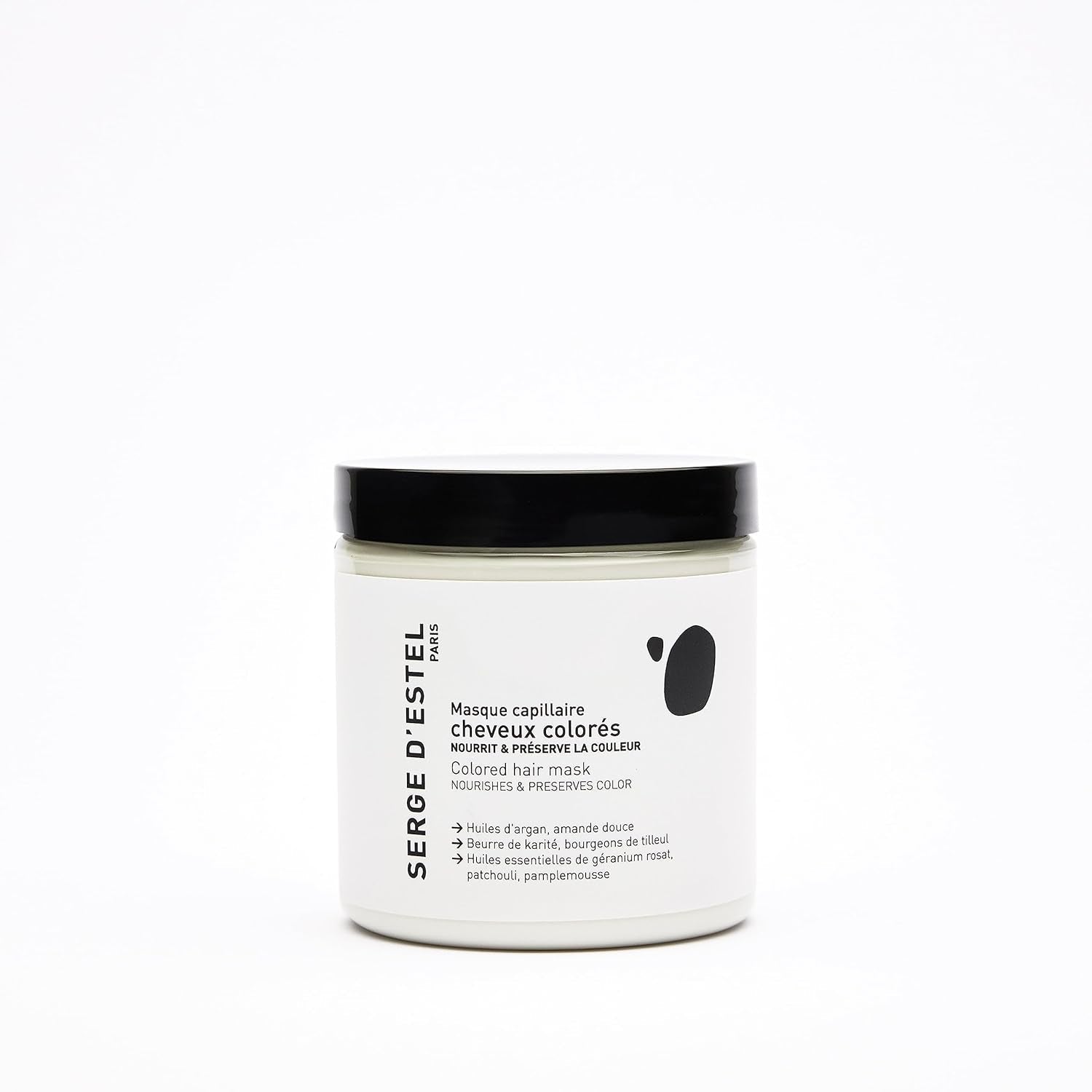 SERGE D'ESTEL PARIS Hårmask 250g Ger näring, reparerar och mjukgör färgskadat hår Vegansk formel, 250g Naty Shop hårmask Standardtitel