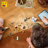LEGO Ç€ Disney Frozen Annas slädeäventyr, Byggleksak och Fantasilekset, Chokladställ med Anna, Kristoff, Olaf och Sven Minidockor, Prinsessleksak för tjejer från 4 år 43256 Byggset Besuche den LEGO-Store