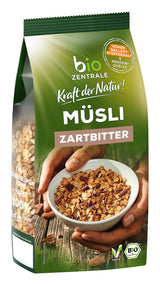 Biocentral müsli med mörk choklad | 500g Ekologisk Vegan | Perfekt för frukost och din kopp takeaway-müsli | Alternativ till müslibars
