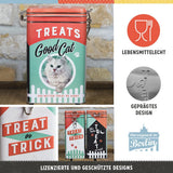 Nostalgic-Art Box med retrosmak, 1,3 l, Good Cat Treats - presentidé till kattägare, i vintage design, i vintage design Matförvaringslådor Naty Shop