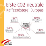 Helmut Sachers kaffe - grädde, styrka 4/5, 100 % Arabica, hela kaffebönor, 6 x 500 g