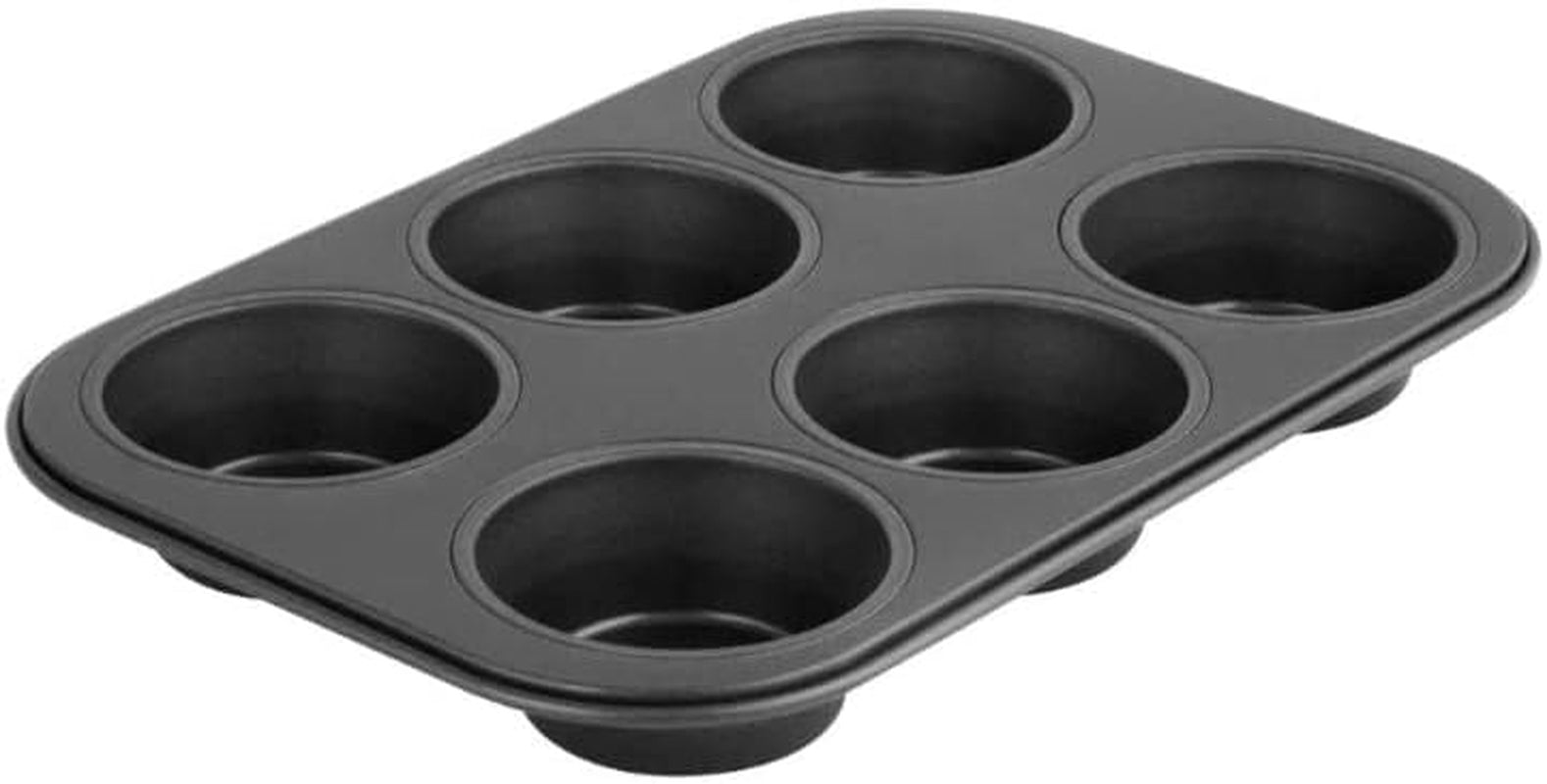 Zenker 6Er Muffinform Black Metallic, 275X190X30 Mm, Teflon Classic Antihaftbeschichtung, Hitzebeständig Bis 230°C, Leichte Reinigung, Ideal Für Köstliche Muffins Formar och bakplåtar Naty Shop