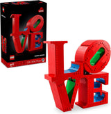 LEGO Art Love Byggset för vuxna, heminredning, alla hjärtans dag och mors dag present, present till kvinnor och män, kreativ aktivitet för konst- och designälskare 31214 Byggset Besuche den LEGO-Store Standardtitel
