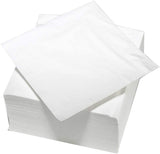 ARTS DE LA TABLE 100 bomullsservetter, 2 lager, 33 X 33 cm, vit (förpackning med 4)