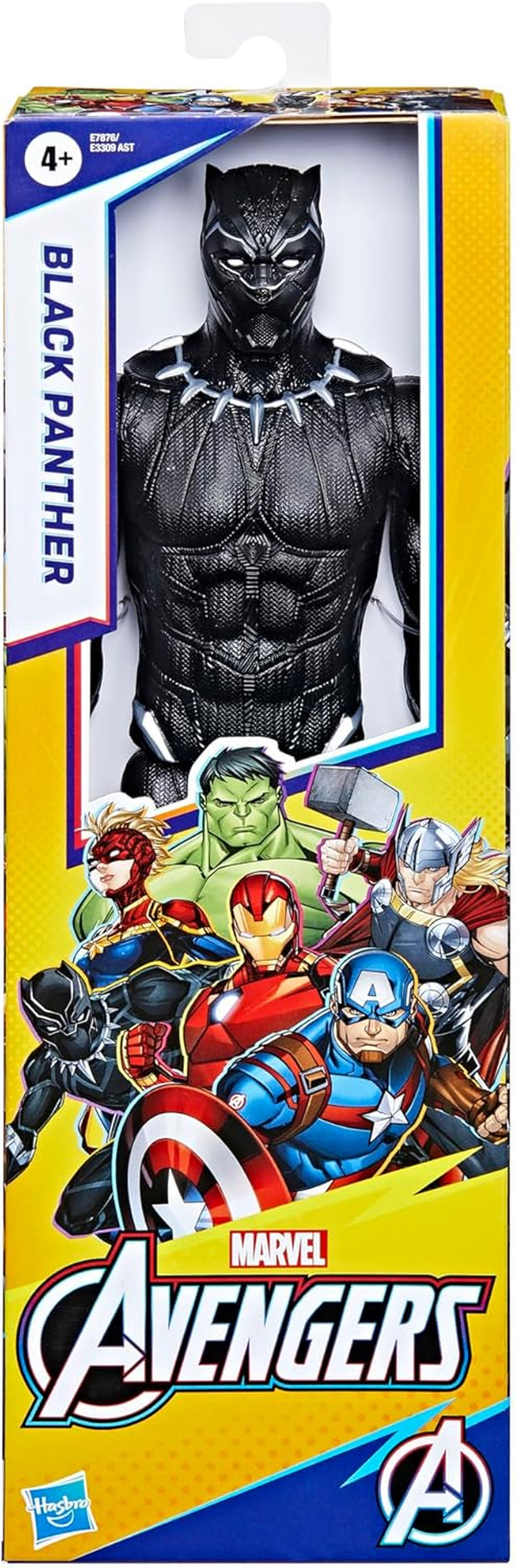 Marvel Avengers Titan Hero Series Black Panther, 30 cm lång actionfigur Actionfigurer Naty Shop