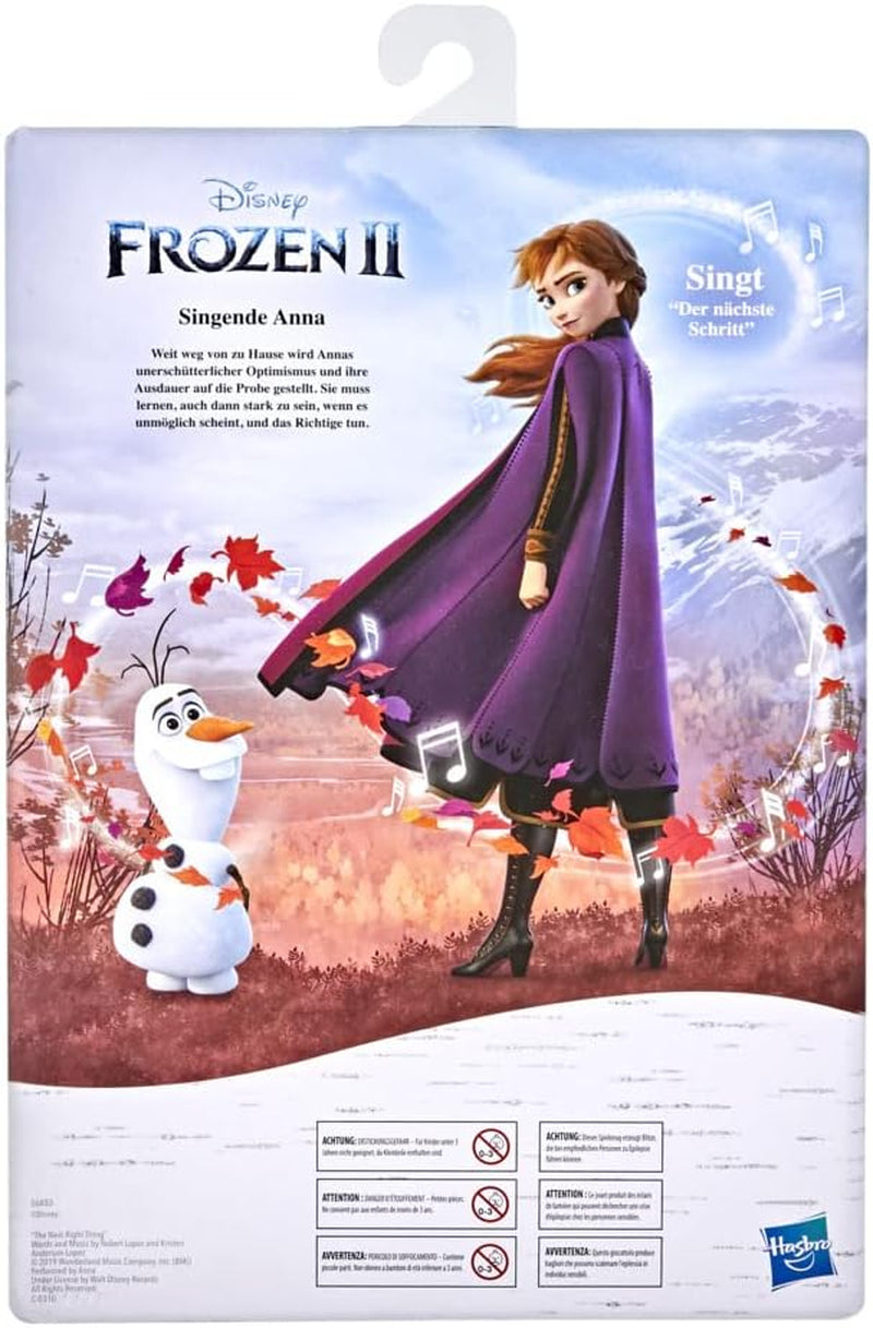 Hasbro Ice Queen Singing Anna Musikdocka i lila klänning till Disneys The Ice Queen 2 Toy for 3 Years Old 57237830 Multicolor Dolls Naty Shop