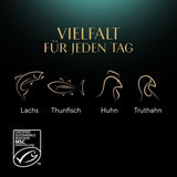 SHEBA Nature's Collection i Gravy - Högkvalitativt våtmat för katter, Fine Variety (MSC) i portionspåsar - 72 x 85 g