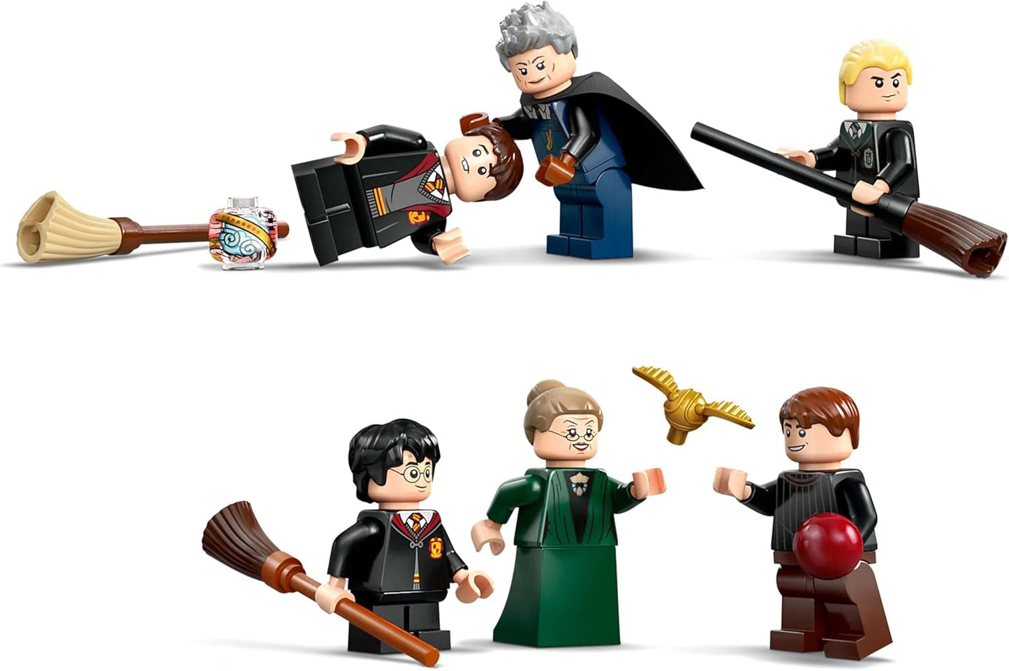 Hogwarts Castle LEGO Harry Potter: Flyglektioner Äventyrslekset med 6 samlarbara minifigurer inklusive Draco Malfoy och professor McGonagall Rollspelsset för pojkar och flickor 9 år gamla 76447 Byggset Besuche den LEGO-Store