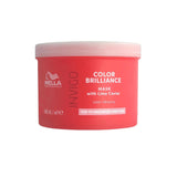 Wella Professionals Invigo Color Brilliance - Schampo, balsam och färgskyddsmask för fint och tjockt färgat hår - med vitamin E, antioxidanter och lågt pH - utjämnande och närande Hårmask Naty Shop Mask 500ml