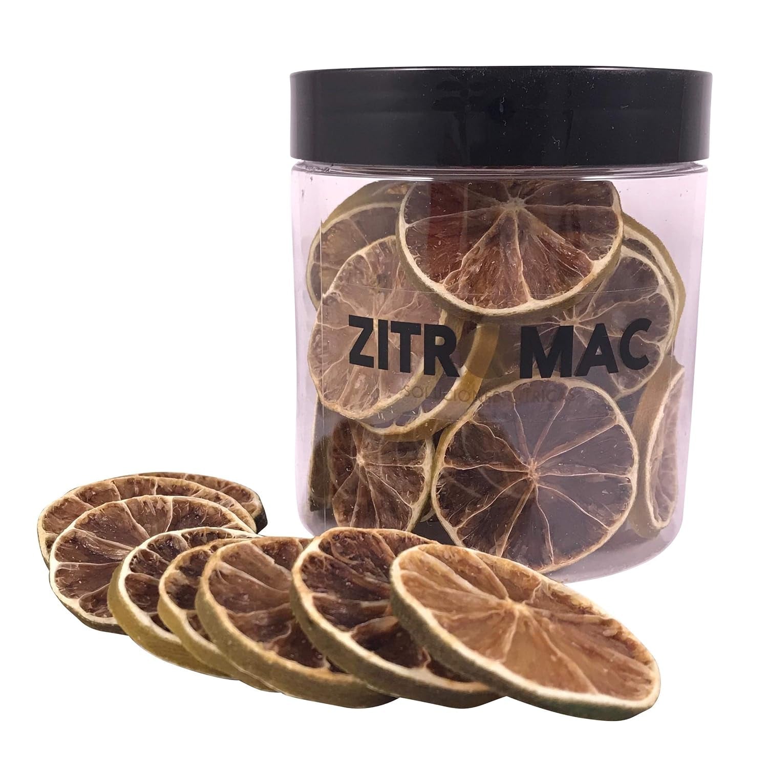 90g torkade citronskivor|torkad frukt för cocktaildekoration|torkad citron som dekoration till jul, bakning, drinkar, gin, glögg, te|100% naturlig kvalitets citroner utan socker Naty Shop Dehydrerade produkter 45,0 gram
