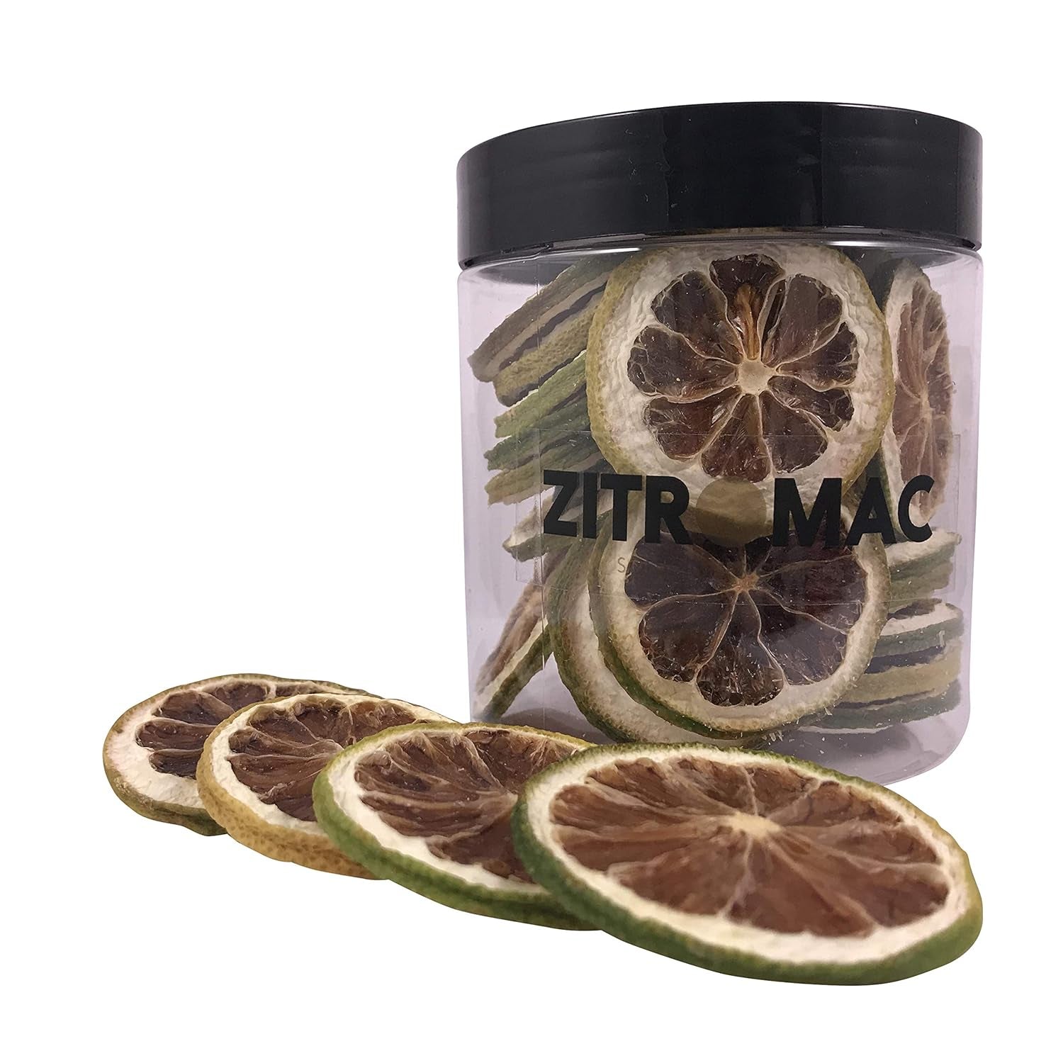 90g torkad lime för cocktails. Sockerfri torkad frukt för cocktails, dekorationer, glögg, jul, drycker, te 100 % naturlig torkad limeskivor Naty Shop torkade produkter 45,0 gram