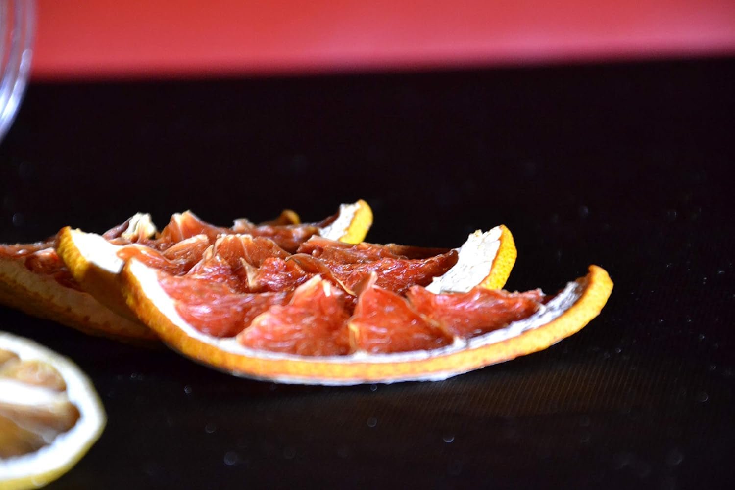90gr Torkad Grapefrukt för cocktails - Sockerfri torkad frukt för cocktails, dekorationer, konfektyr, jul, drycker - 100% Naturligt Torkade skivor utan tillsatser Torkade produkter Naty Shop