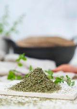 Fuchs Gewürze - Mejram gerebelt - zum Würzen von Kartoffelgerichten, Fleischgerichten eller Eintöpfen - naturliga ingredienser - 10 g i wiederverwendbarer, recyclebarer Dos