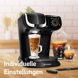 Tassimo My Way espressomaskin med 2 kapslar TAS6502 med vattenfilter, 70+ drycker, dryckesanpassning, kaffevariation, enkel bryggning, 1500W, svart
