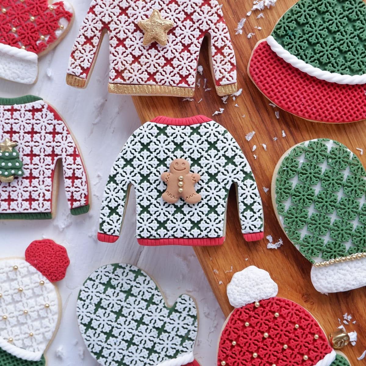 Katy Sue, gjuta silikon textur stickning kök Naty Shop