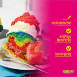 Decocino Neon Food Paste Red – Hög dos livsmedelsfärg – För att färga kakor, muffins, cupcakes – Smaklös