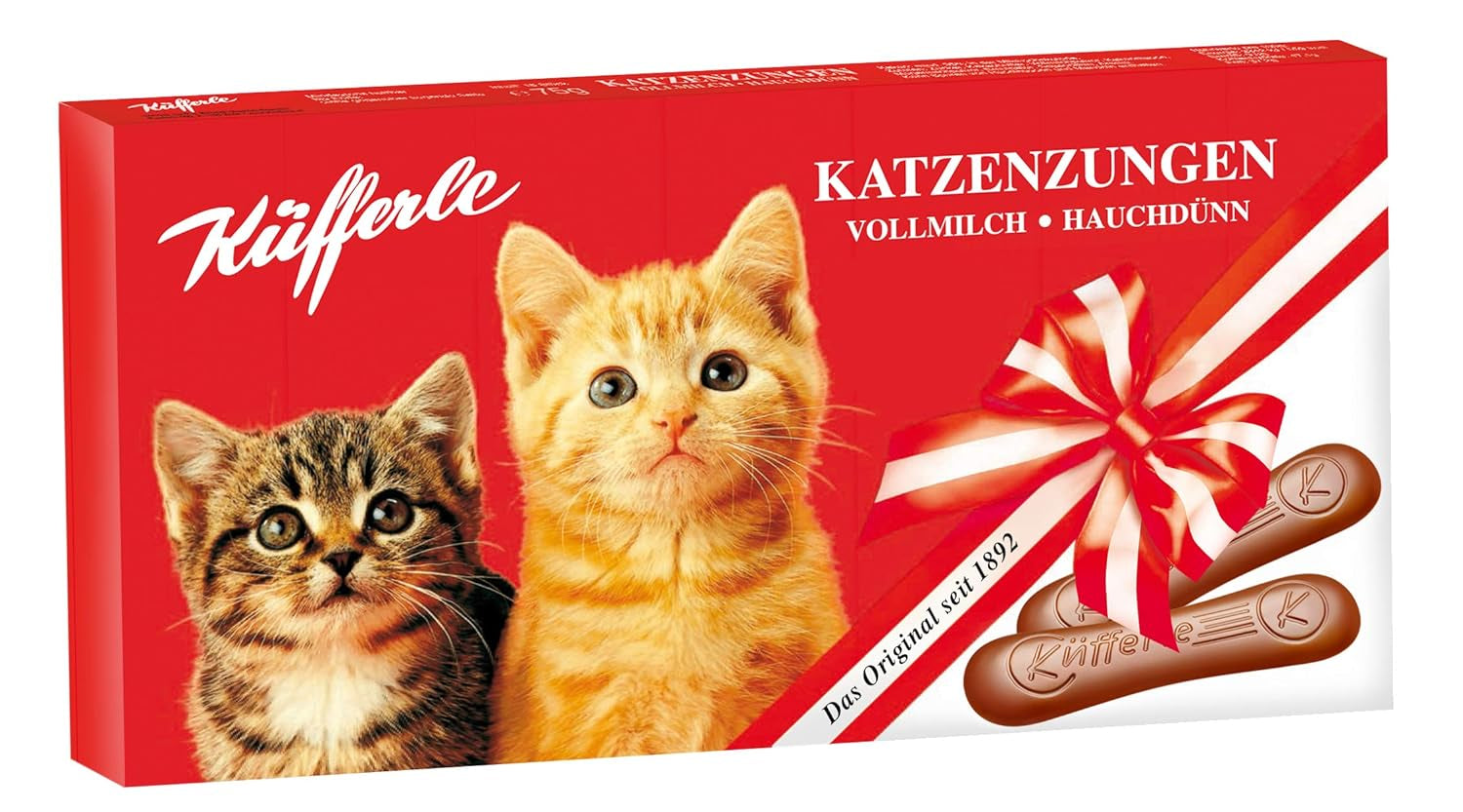 Küfferle katttungor 10x75g multipack, mjölkchoklad, 10 st.
