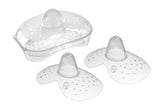 MAMMA | Bröstskydd - Set med 2 silikonbröstkuddar (storlek L, 23mm) Tillbehör Mat och amning Bebe Naty Shop 2 st (förpackning med 1)