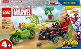 LEGO Marvel Action Kul Med Spin Och Elektro I Sin Dino Speedsters, Byggbar Superhjältebil För Pojkar Och Flickor Från 4 År, Hjälteset Med Leksaksbil, Spidey Och Hans Super Vänner 11198 Byggset Beuche den LEGO-Store