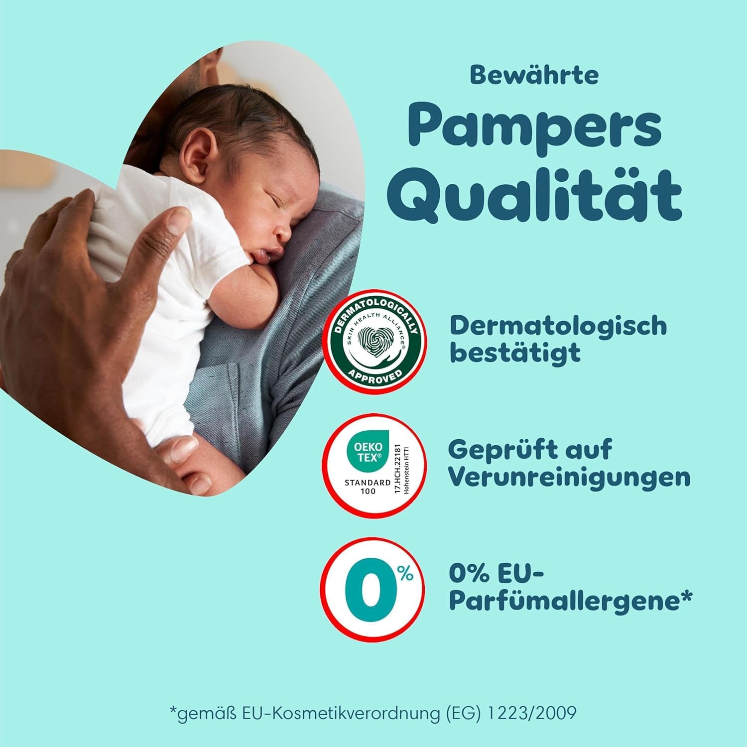 Pampers Premium Protection Pants Größe 6, 78 Windeln, 13kg-19kg, Mit 360° Fitform, 2x breiteren Bundchen als vorher för Komfort & Schutz + 10 Stück Pampers Aqua Baby-Weuchttücher enthalten