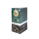 Venchi - Paket med 6 mörka chokladkakor med hasselnötter, 600g - Inget tillsatt socker - Inga konstgjorda sötningsmedel - Glutenfri - Vegansk - Presentidé
