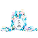 Super Streusel Sea Bubbles, pärlor och sockerbollar, 190 gram Naty Shop