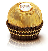 Ferrero Rocher - Krispiga och krämiga hasselnötspraliner - Alla hjärtans dag-present till honom och henne - 16 förpackningar med 4 individuella praliner